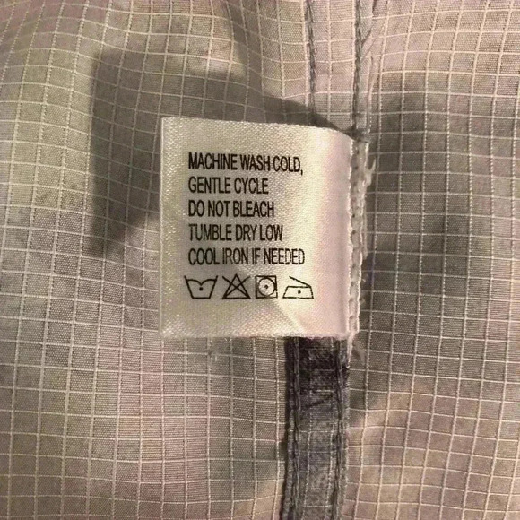 Weatherproof Mens XXL Blue Gray Fishing Print Shirt Vented Rip Stop - Picture 5 of 7